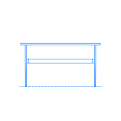 Furniture Desks Nelson Swag Leg Rectangular Work Table Vinyl Svg File, Free Vectors File